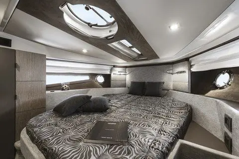 Cranchi M44 HT, main deck — Barcelona Yacht Rental, Barcelona. Sitges swims and sunset light, easy 14m comfort