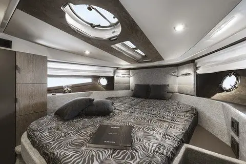 Cranchi M44 HT, main deck — Barcelona Yacht Rental, Barcelona. Sitges swims and sunset light, easy 14m comfort