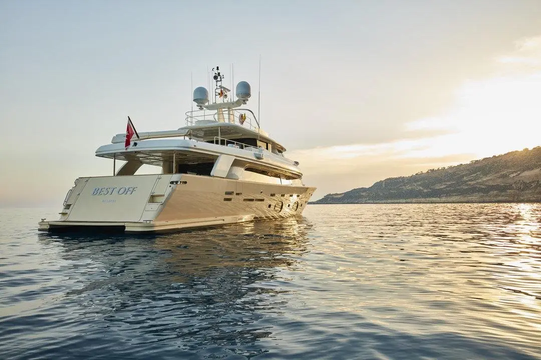 Navetta 33, exterior — Barcelona Yacht Rental, Barcelona. Full-displacement calm for a slow Sitges coastline run