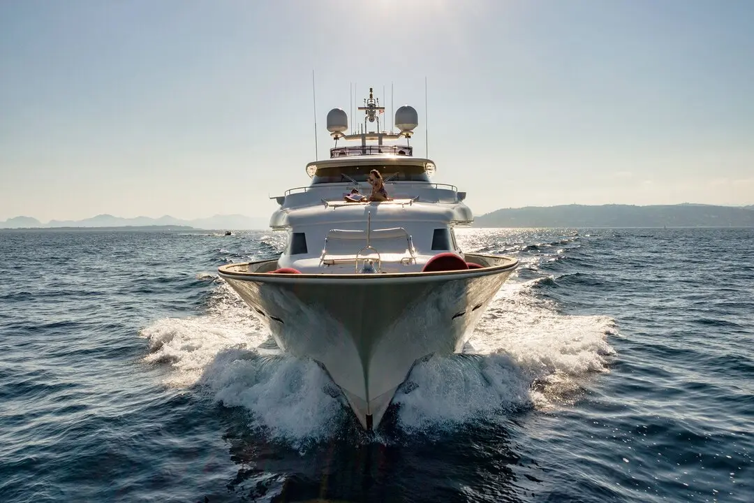 Navetta 33, salon — Barcelona Yacht Rental, Barcelona. Full-displacement calm for a slow Sitges coastline run