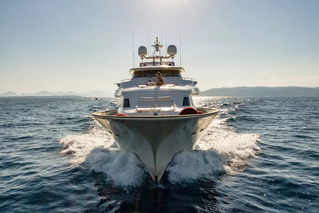 Navetta 33, salon — Barcelona Yacht Rental, Barcelona. Full-displacement calm for a slow Sitges coastline run
