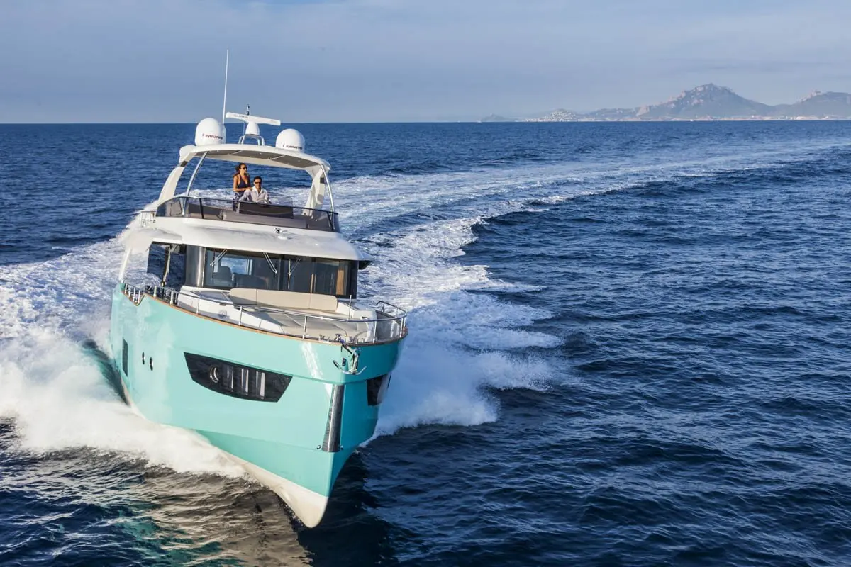 Navetta 58, main deck — Barcelona Yacht Rental, Barcelona. A steady long-range hull built for Sitges afternoons