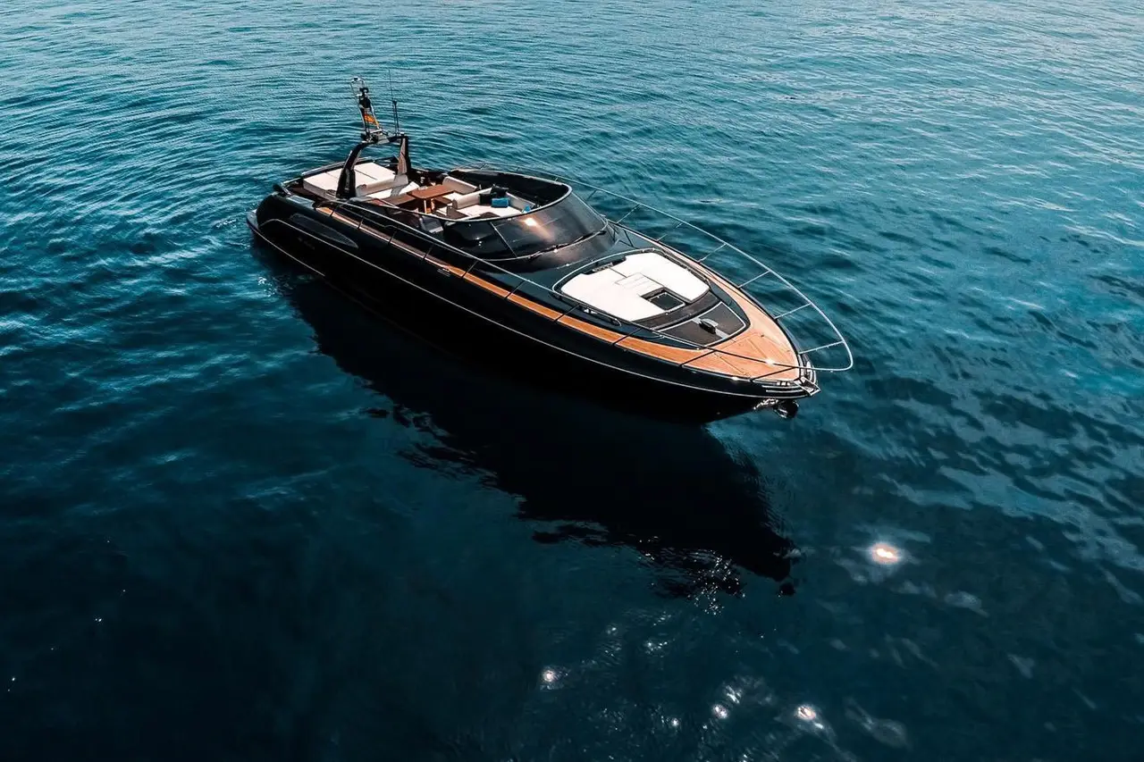 Riva 56 Rivale, exterior — Barcelona Yacht Rental, Barcelona. Sleek open-deck runs to Sitges before lunch